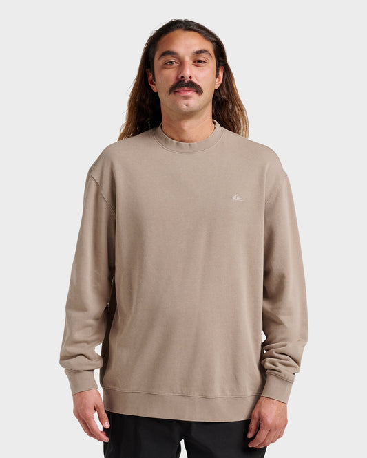 Saltwater Crewneck Sweatshirt - Fallen Rock - Quick Silver