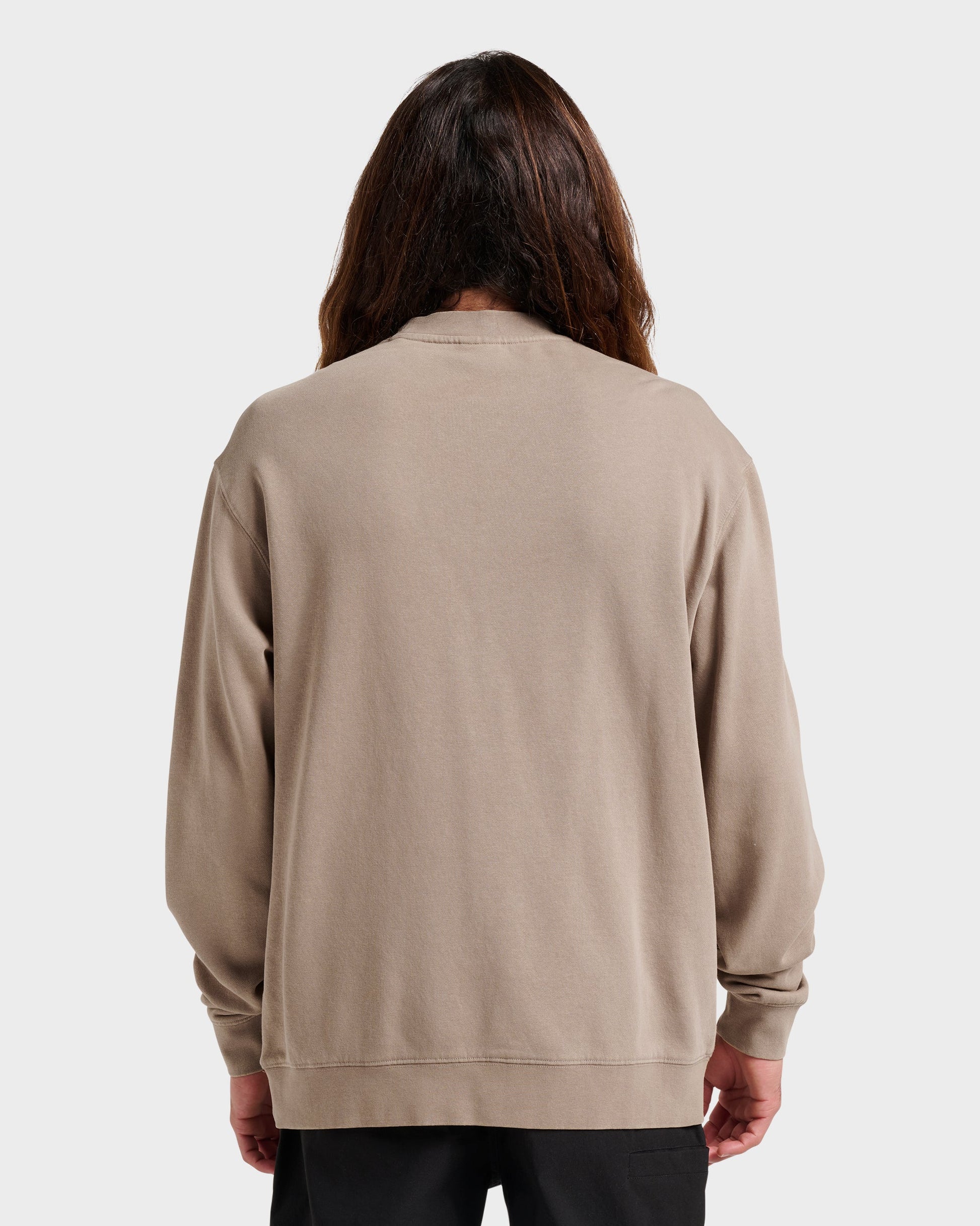Saltwater Crewneck Sweatshirt - Fallen Rock - Quick Silver