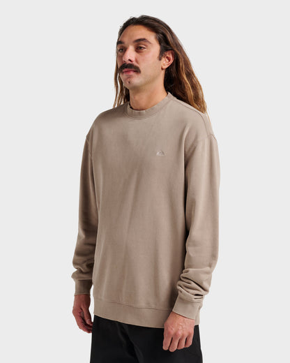 Saltwater Crewneck Sweatshirt - Fallen Rock - Quick Silver