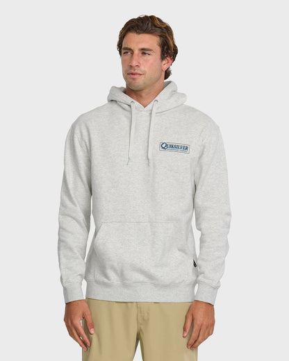 Graphic Hoodie - White/Heather - Quick Silver