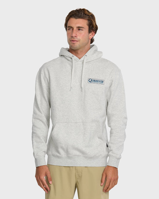 Graphic Hoodie - White/Heather - Quick Silver