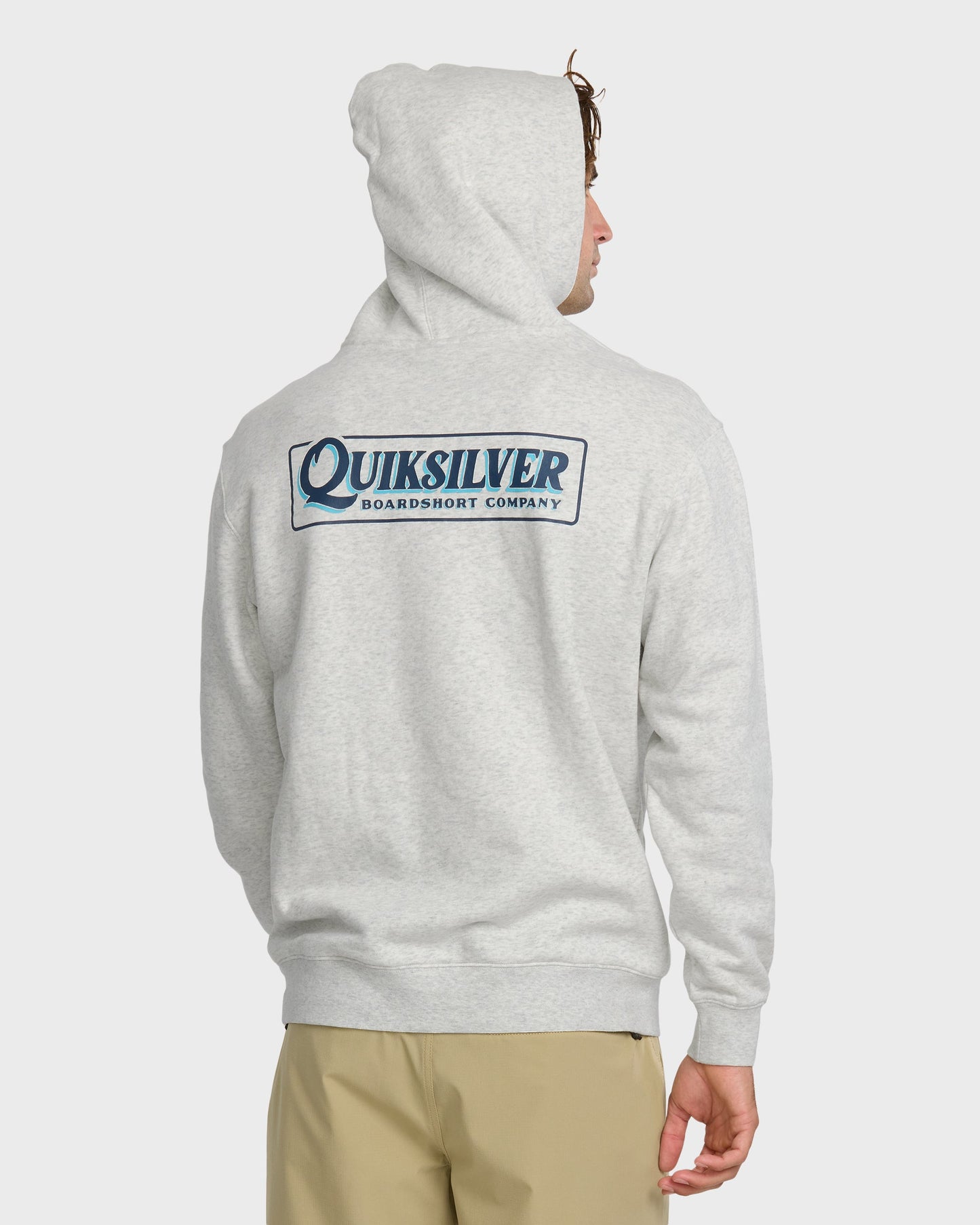 Graphic Hoodie - White/Heather - Quick Silver