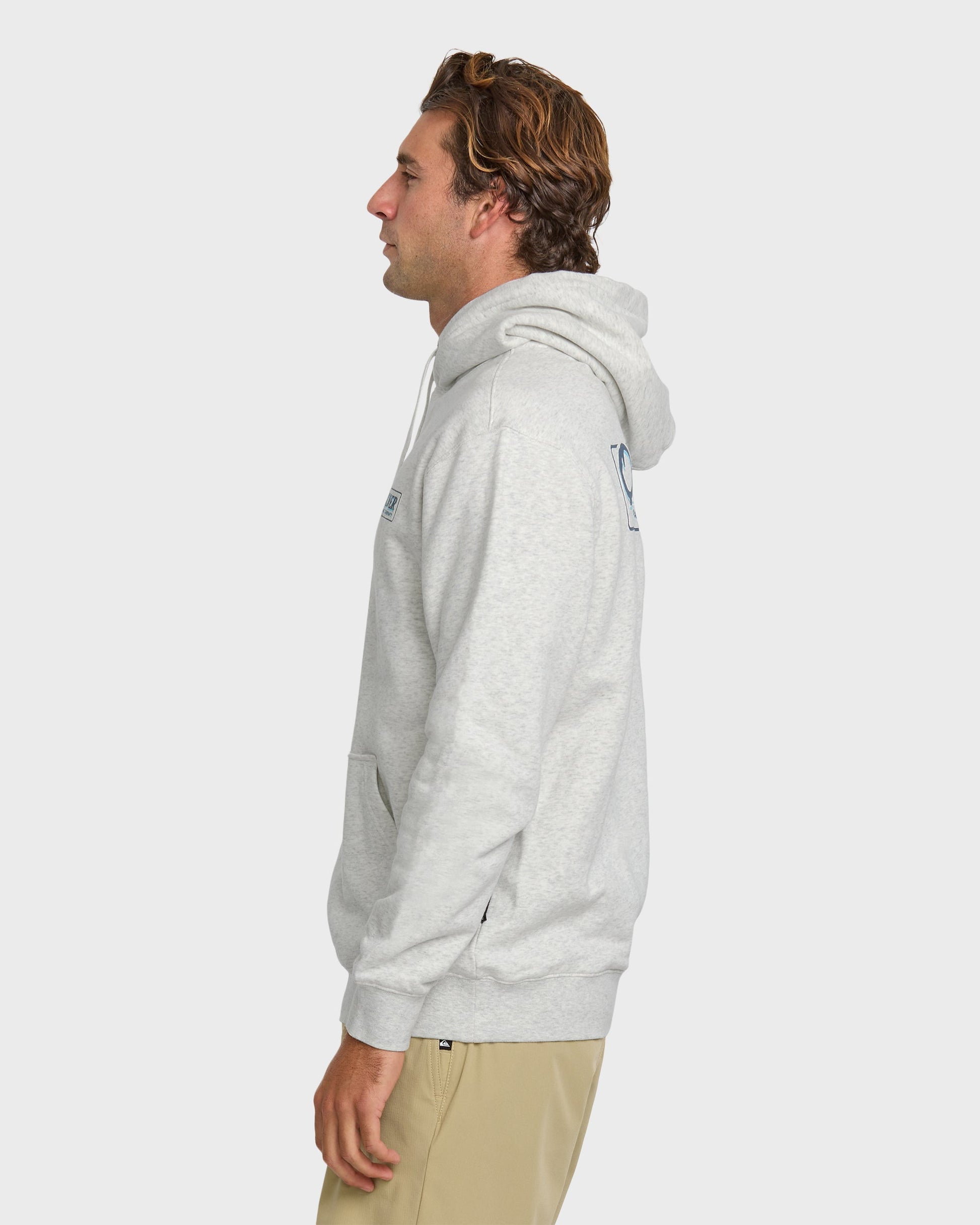 Graphic Hoodie - White/Heather - Quick Silver