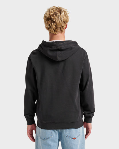 Saltwater Full Zip Hoodie - Black - Quick Silver