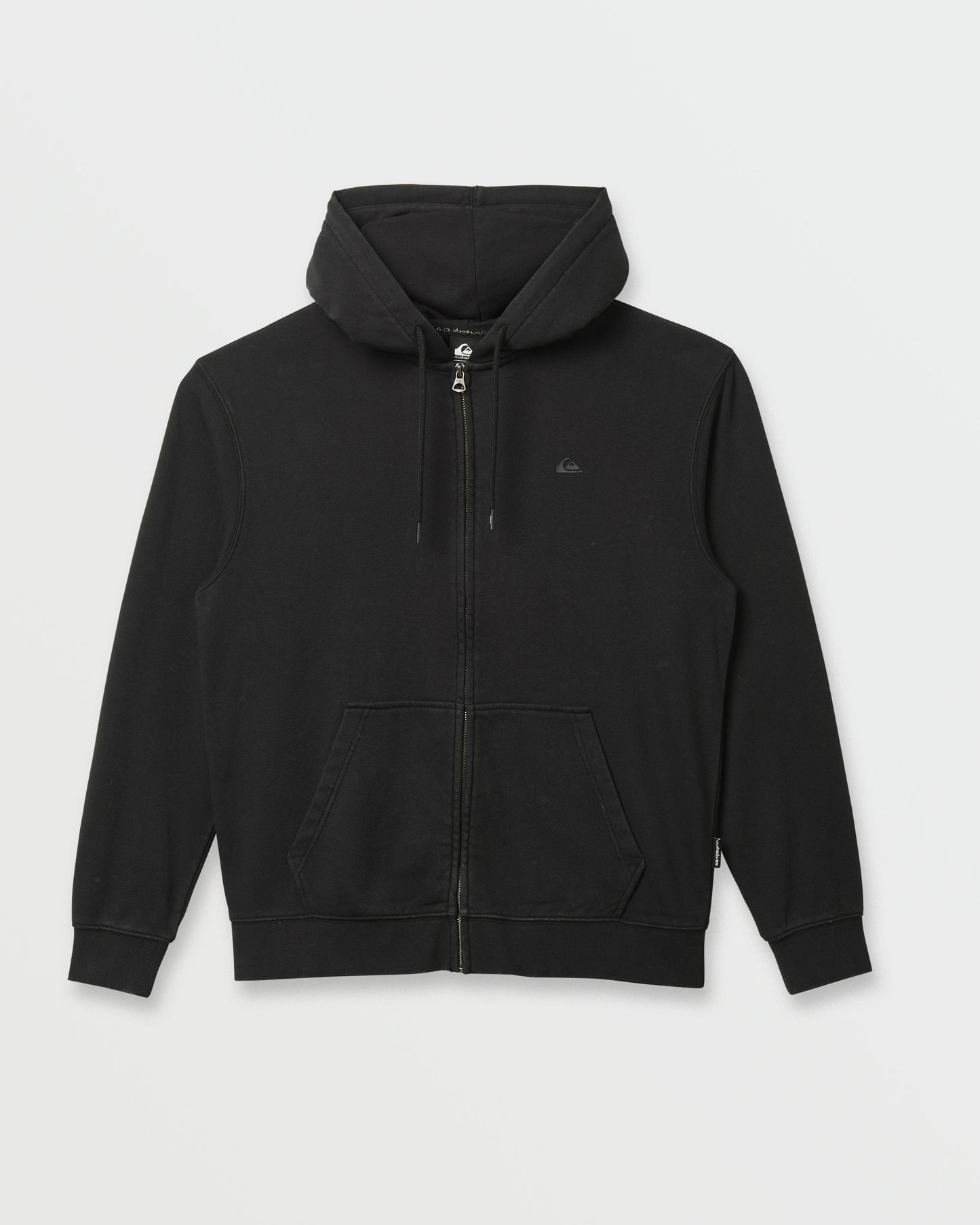 Saltwater Full Zip Hoodie - Black - Quick Silver