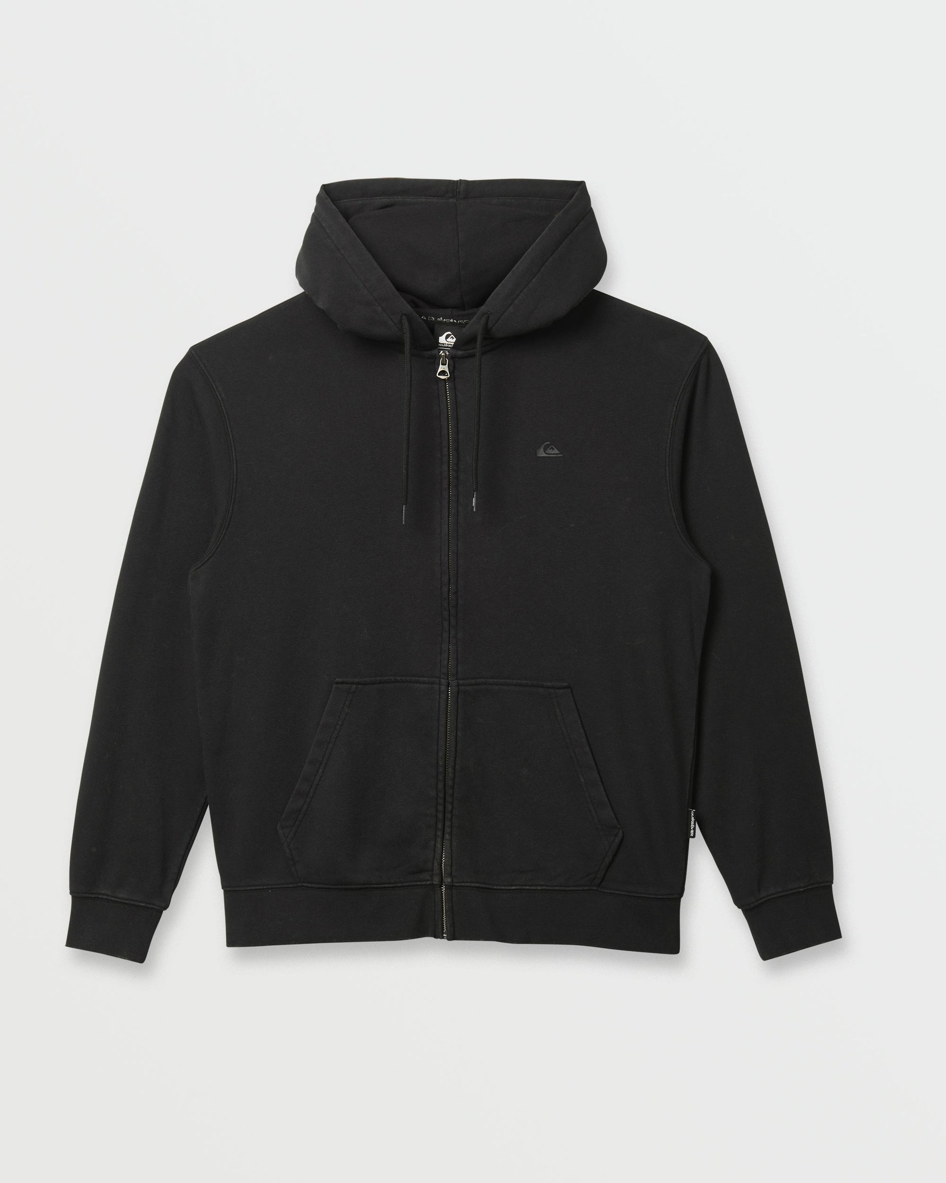 Saltwater Full Zip Hoodie - Black - Quick Silver
