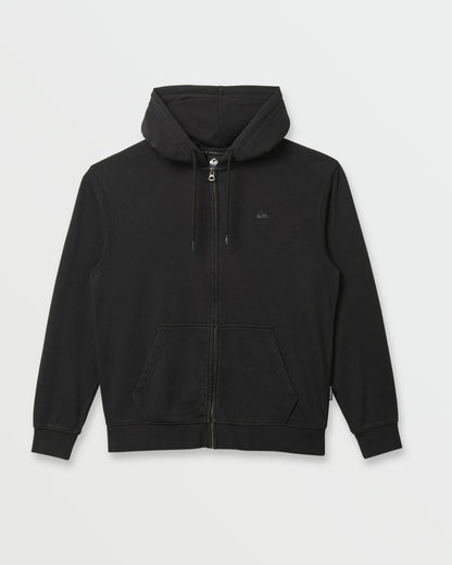 Saltwater Full Zip Hoodie - Black - Quick Silver