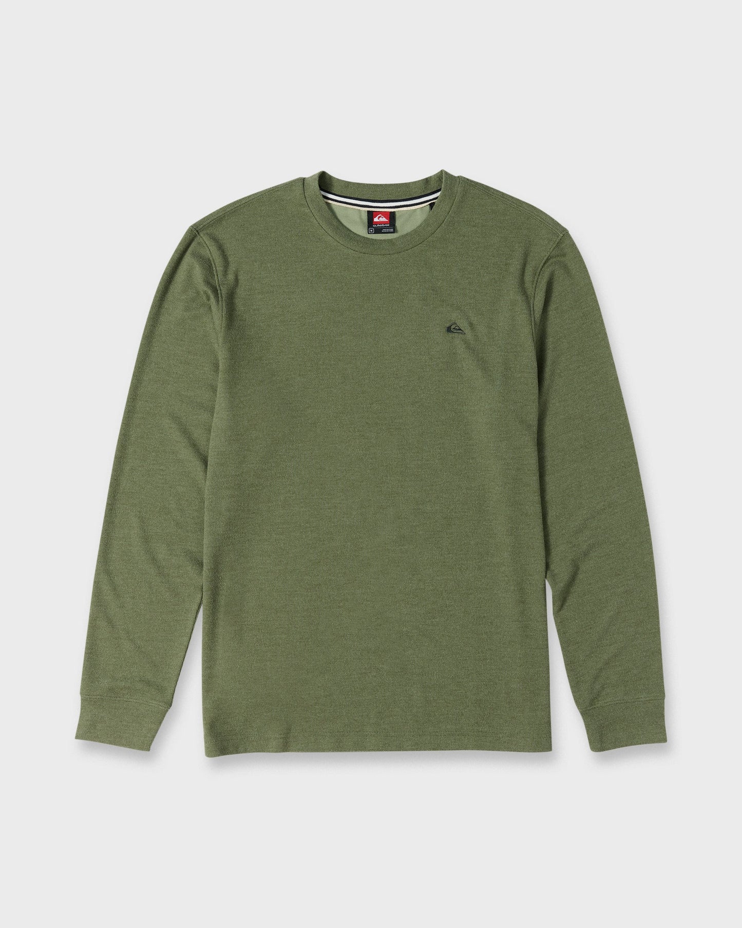 Malvern Long Sleeve Soft Touch Crewneck Sweatshirt - Dusty Olive - Quick Silver