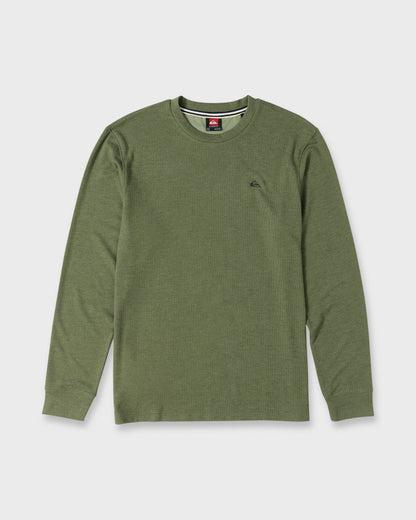 Malvern Long Sleeve Soft Touch Crewneck Sweatshirt - Dusty Olive - Quick Silver