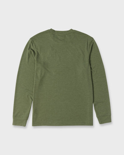 Malvern Long Sleeve Soft Touch Crewneck Sweatshirt - Dusty Olive - Quick Silver