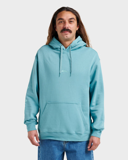 Passage Logo Hoodie - Dusty Turquoise - Quick Silver