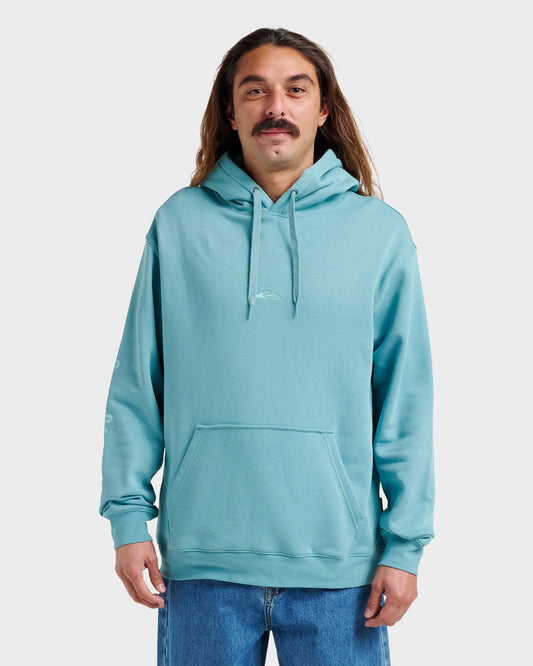 Passage Logo Hoodie - Dusty Turquoise - Quick Silver