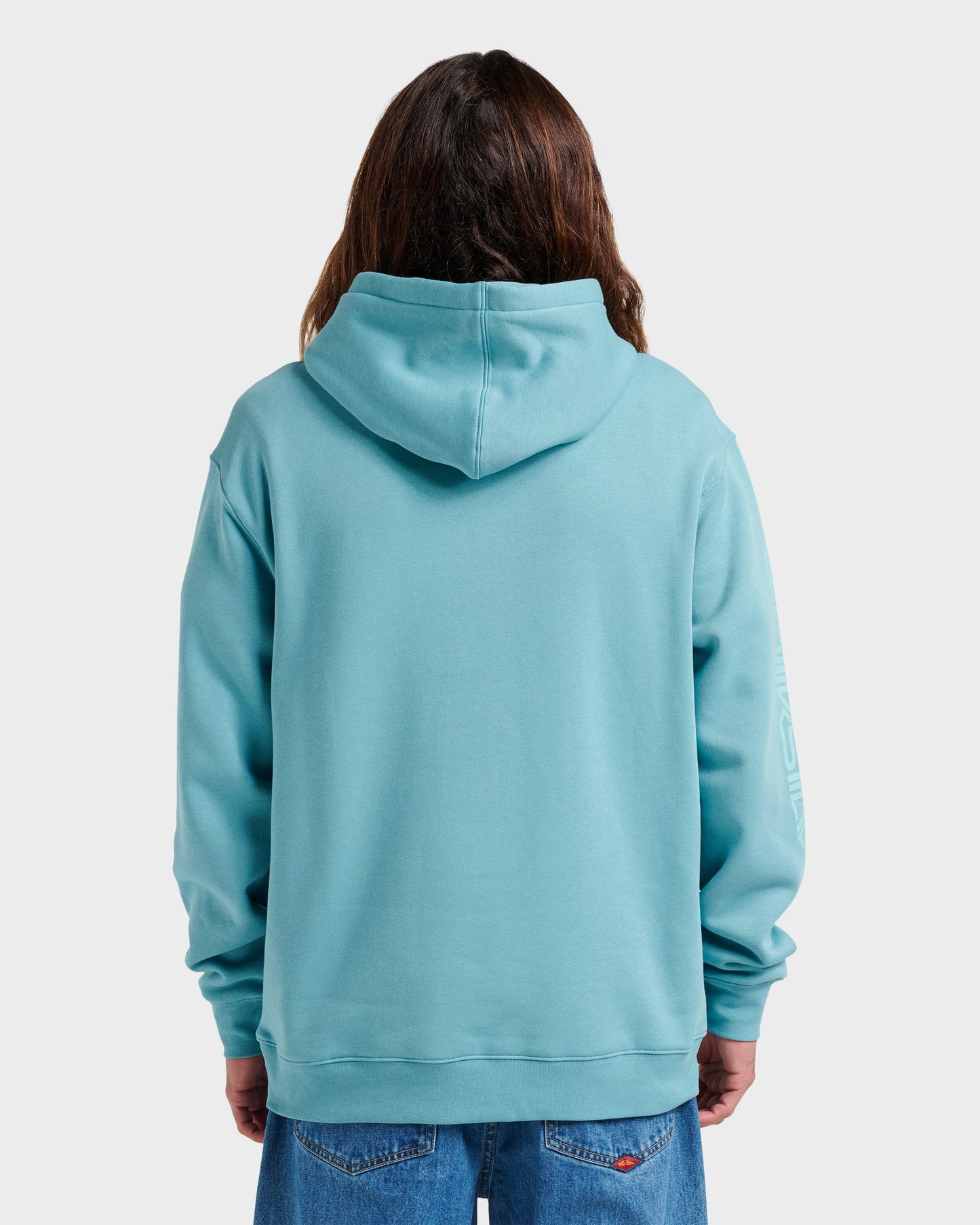 Passage Logo Hoodie - Dusty Turquoise - Quick Silver