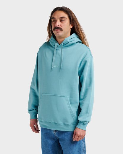 Passage Logo Hoodie - Dusty Turquoise - Quick Silver