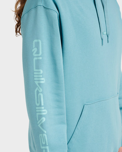 Passage Logo Hoodie - Dusty Turquoise - Quick Silver