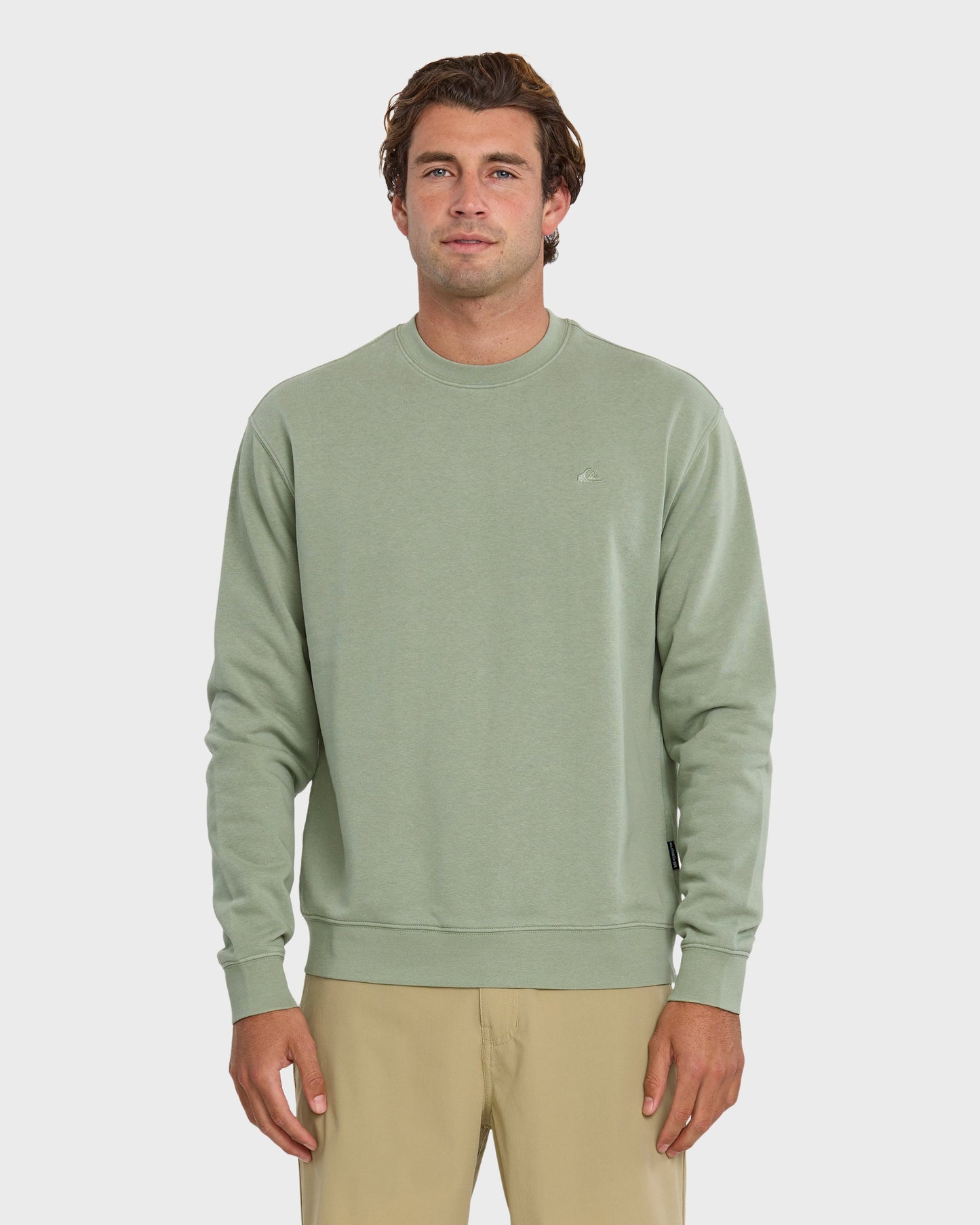 Saltwater Crewneck Sweatshirt - Herb - Quick Silver