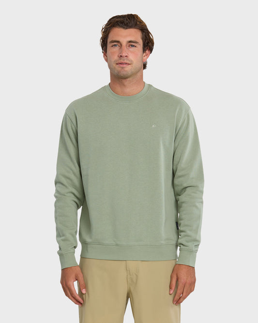 Saltwater Crewneck Sweatshirt - Herb - Quick Silver