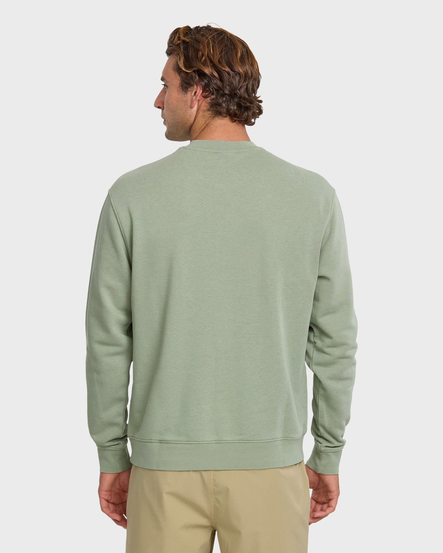 Saltwater Crewneck Sweatshirt - Herb - Quick Silver