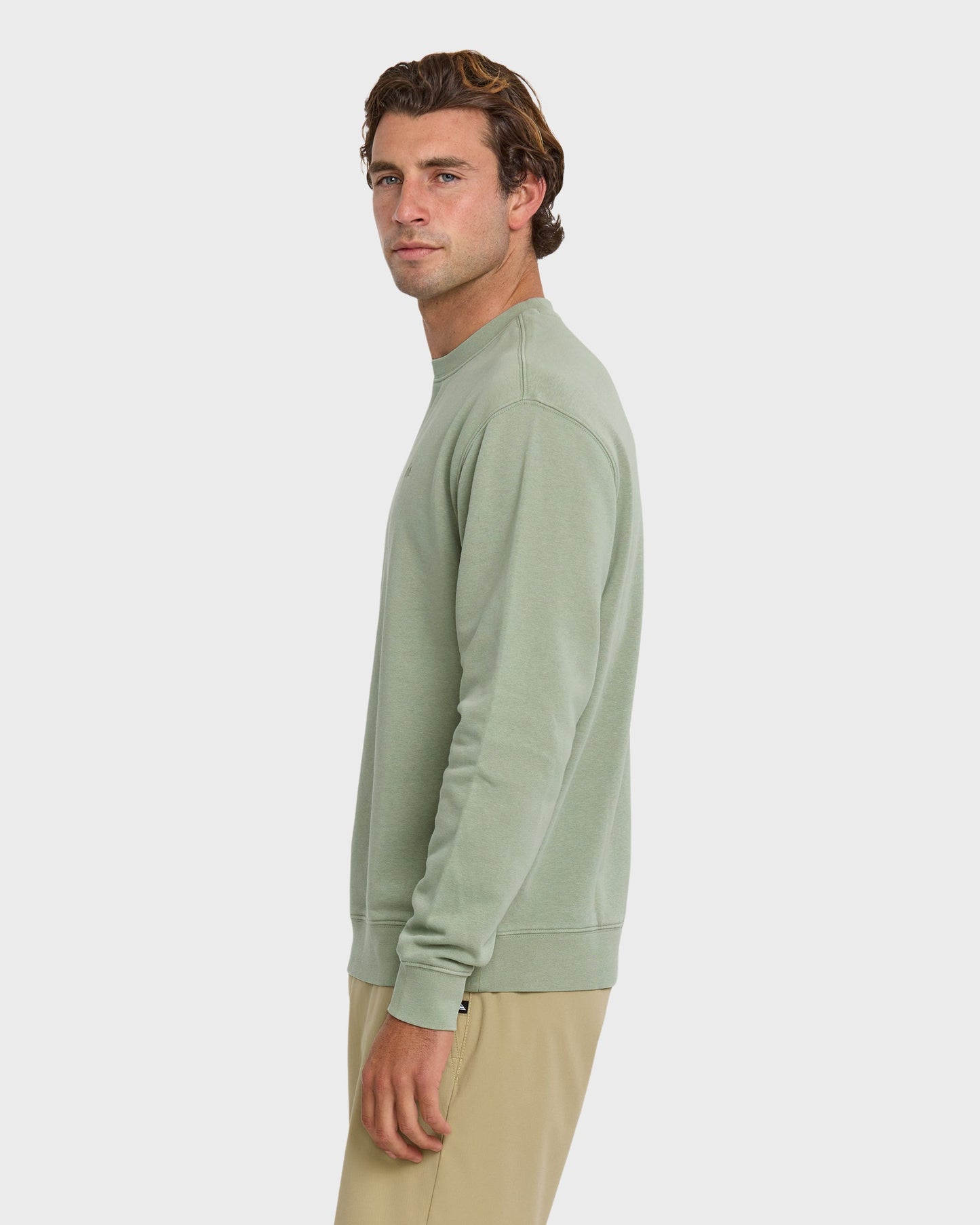 Saltwater Crewneck Sweatshirt - Herb - Quick Silver