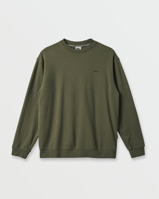 Saltwater Crewneck Sweatshirt - Army - Quick Silver