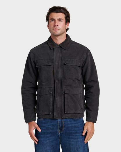 Waterman Refugio Jacket - Phantom - Quick Silver