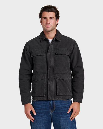 Waterman Refugio Jacket - Phantom - Quick Silver