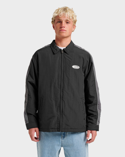 Speedway Station Jacket - Black - Quick Silver