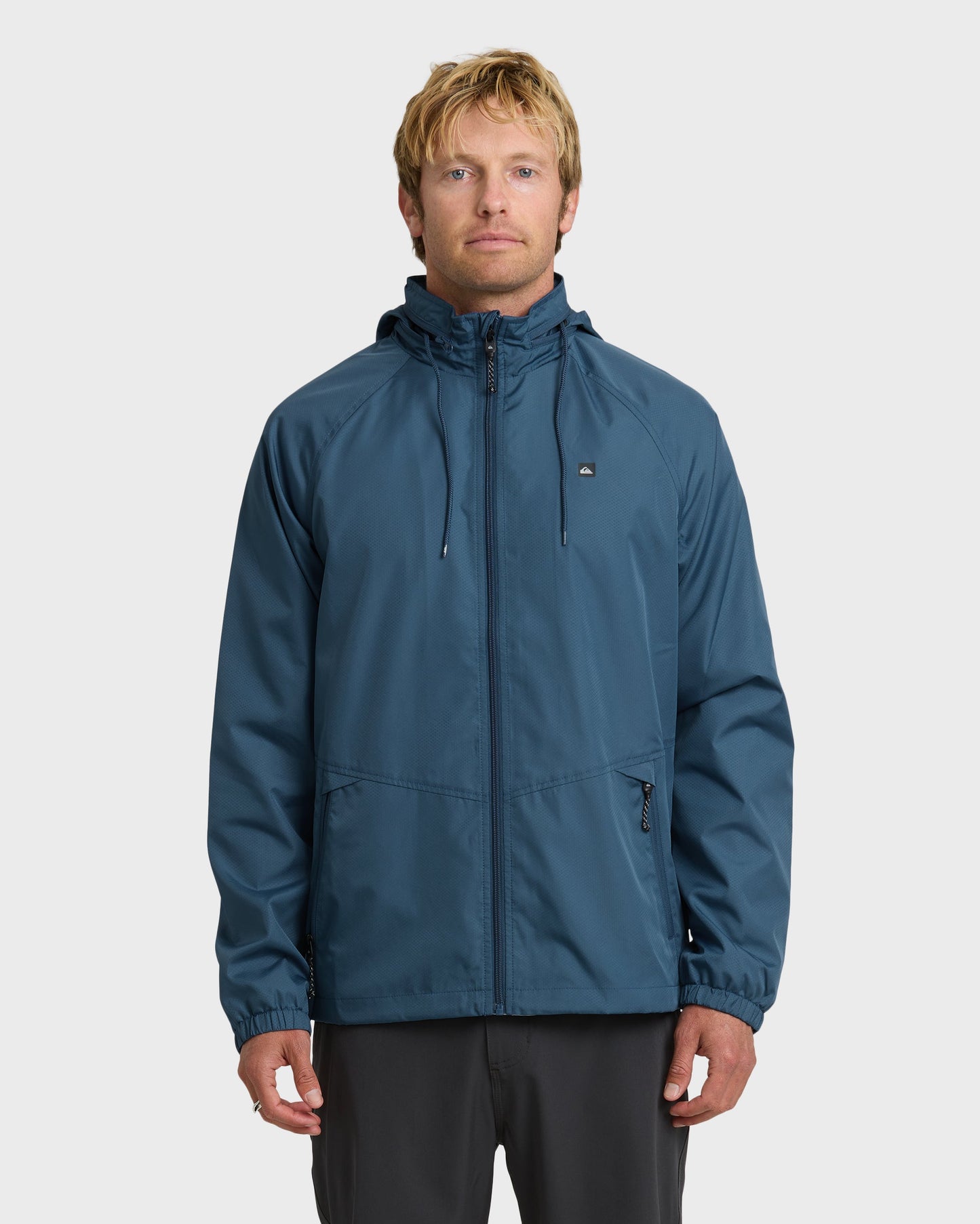 Waterman Shell Shock Water-Resistant Windbreaker - Ensign Blue - Quick Silver