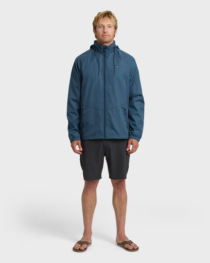 Waterman Shell Shock Water-Resistant Windbreaker - Ensign Blue - Quick Silver