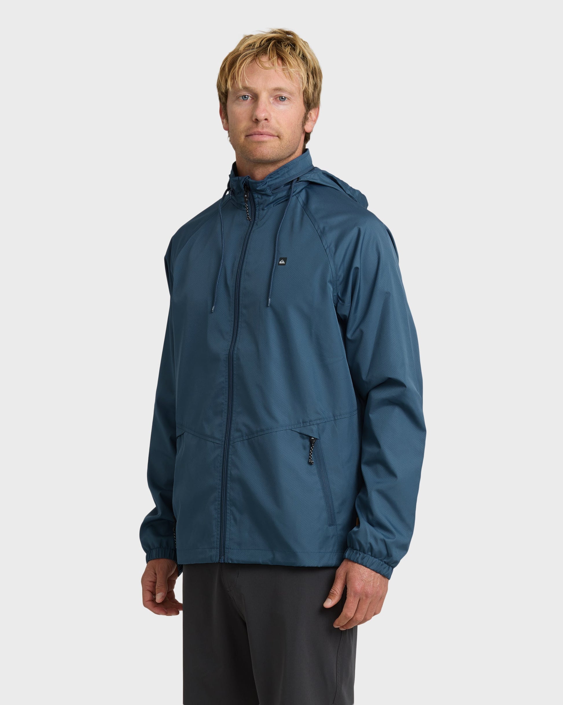 Waterman Shell Shock Water-Resistant Windbreaker - Ensign Blue - Quick Silver