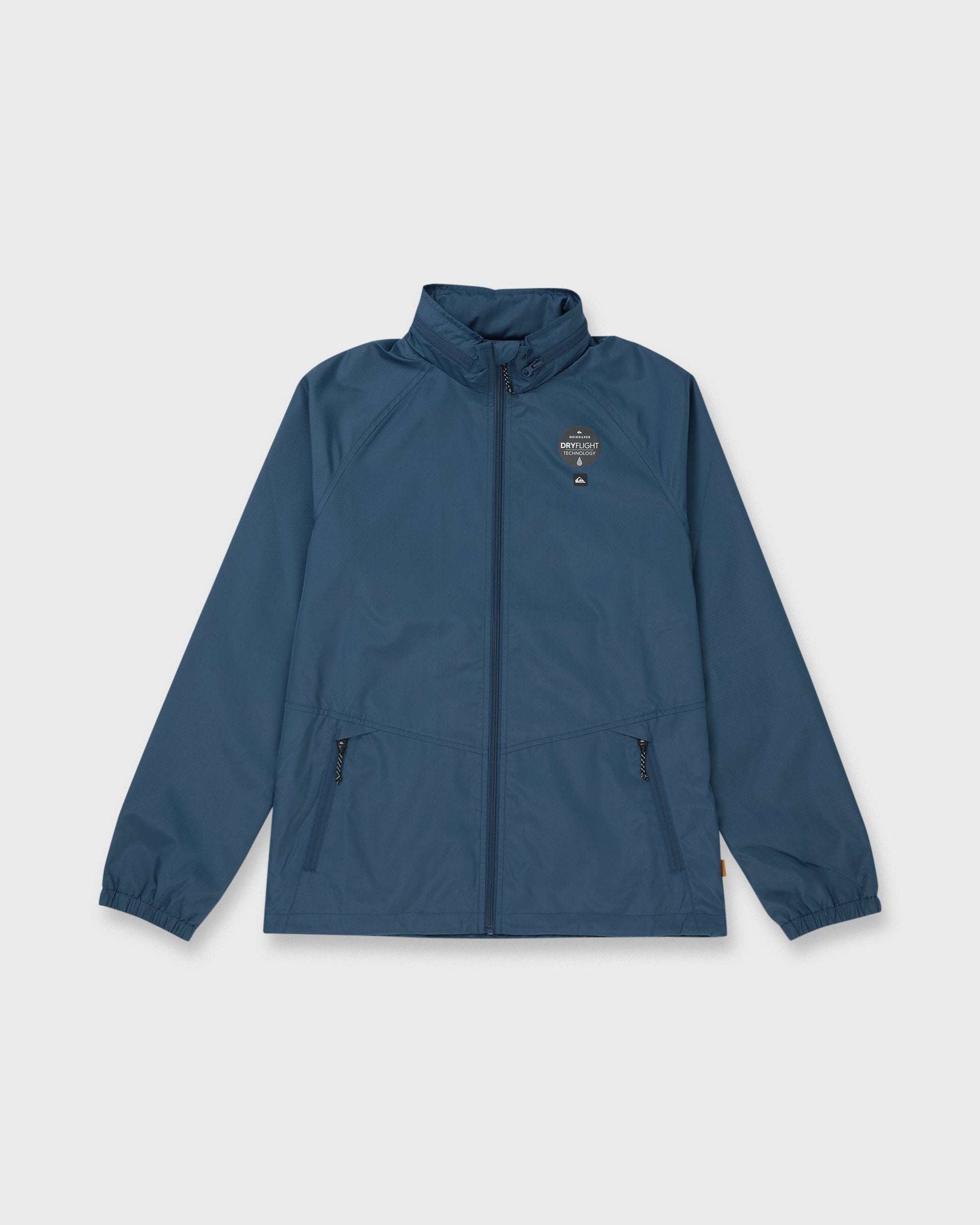 Waterman Shell Shock Water-Resistant Windbreaker - Ensign Blue - Quick Silver