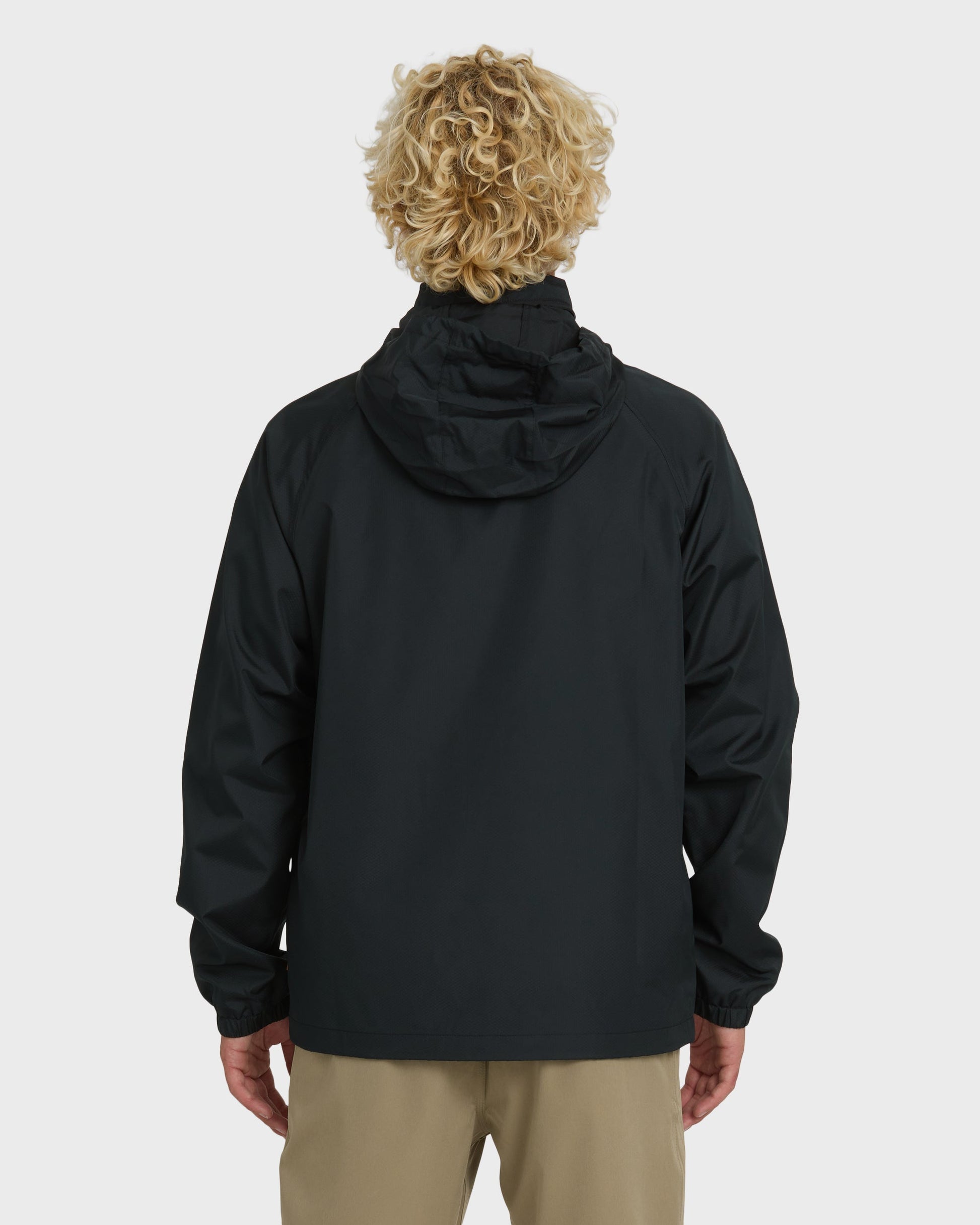 Waterman Shell Shock Water-Resistant Windbreaker - Black - Quick Silver