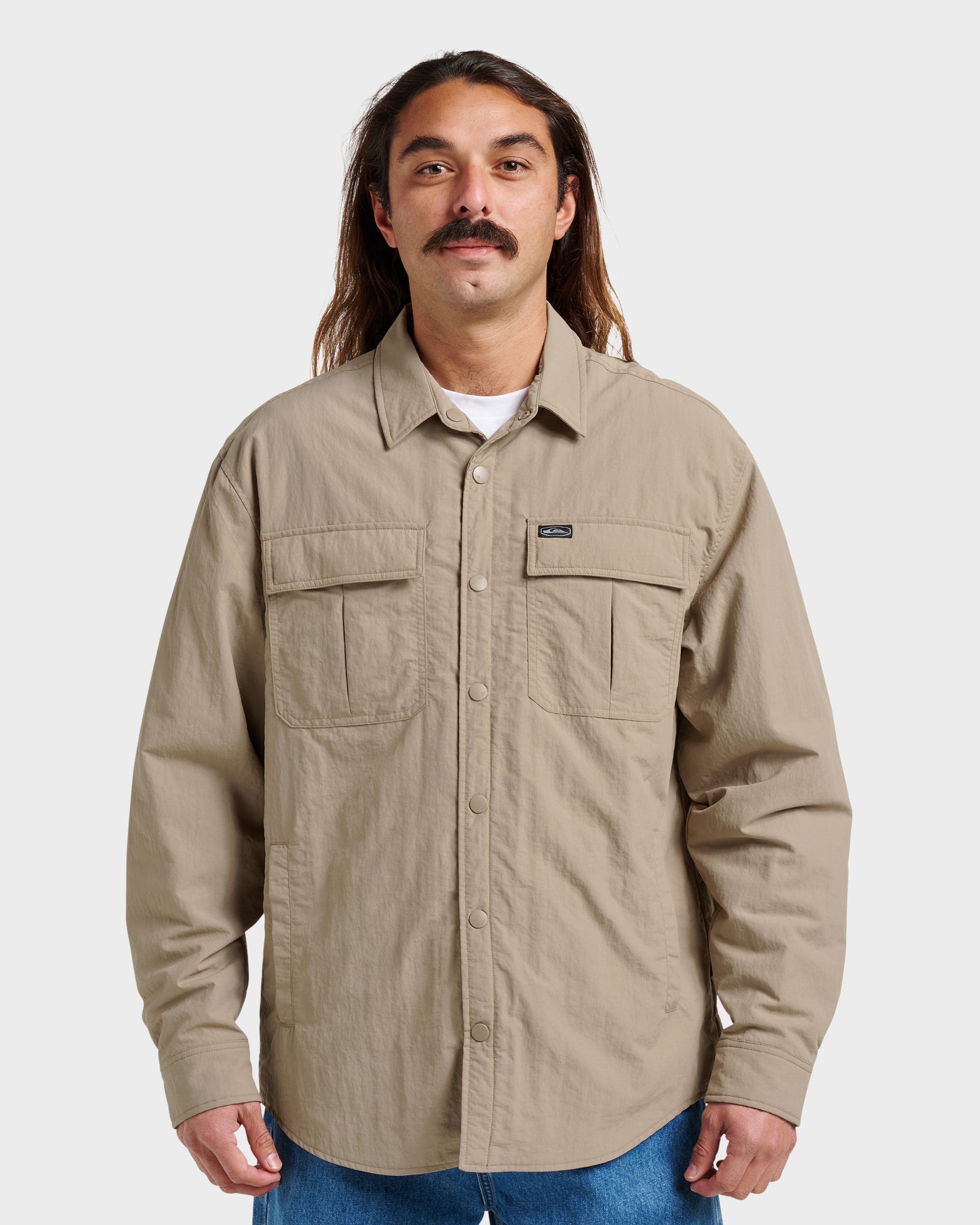 Cold Snap Shacket Jacket - Fallen Rock - Quick Silver