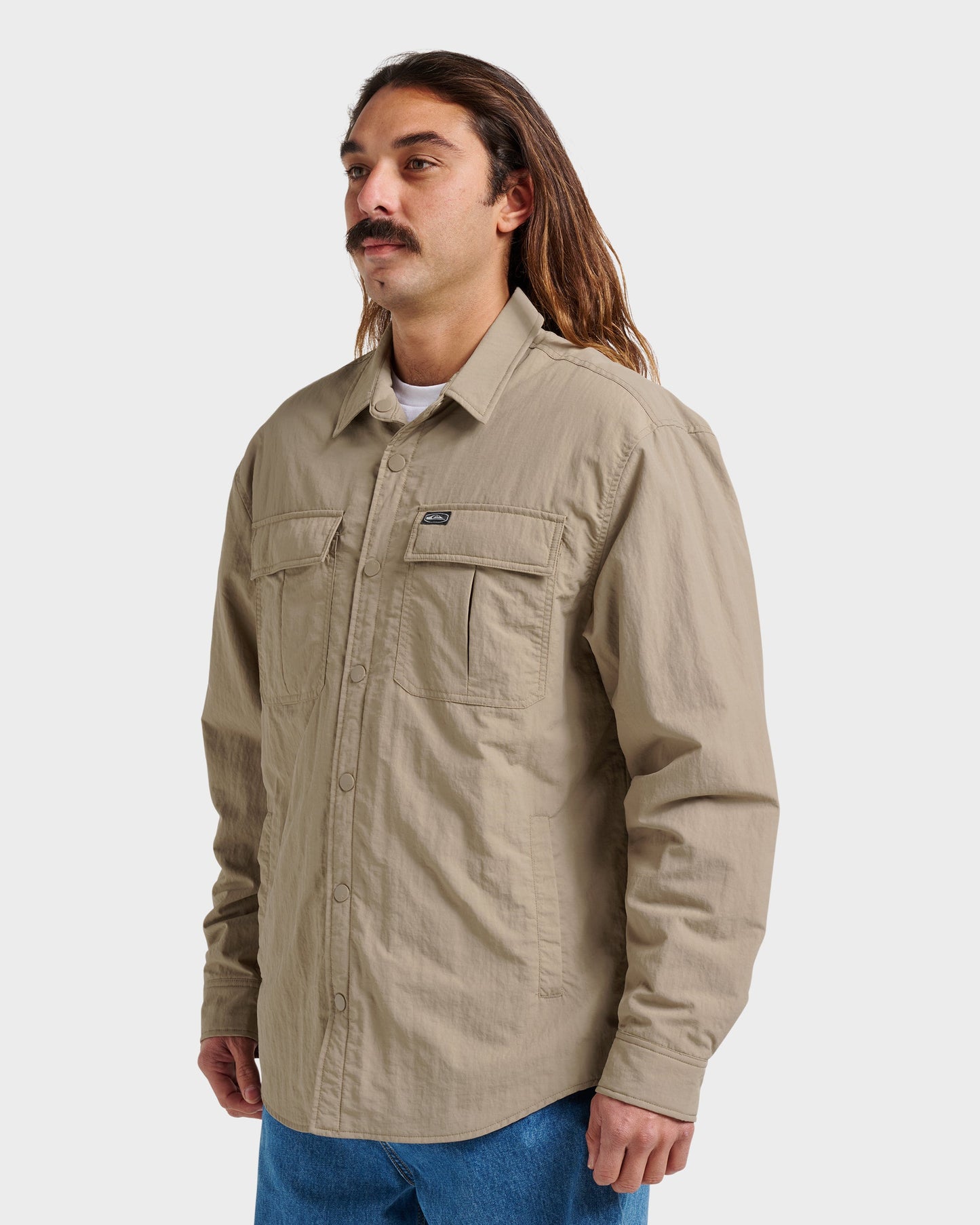 Cold Snap Shacket Jacket - Fallen Rock - Quick Silver