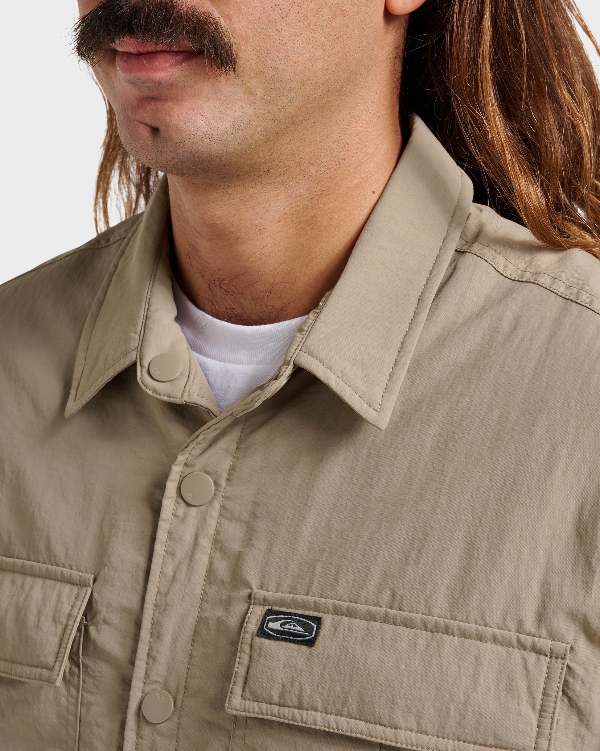 Cold Snap Shacket Jacket - Fallen Rock - Quick Silver