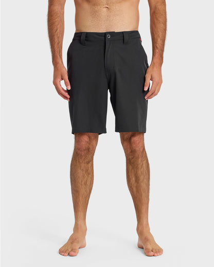 Union Amphibian 20" Hybrid Shorts - Black - Quick Silver