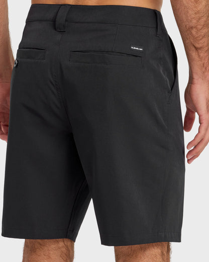 Union Amphibian 20" Hybrid Shorts - Black - Quick Silver