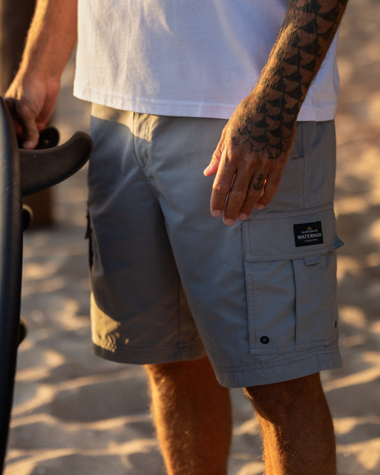 Waterman Maldive Atoll 20" Cargo Shorts - Grey - Quick Silver