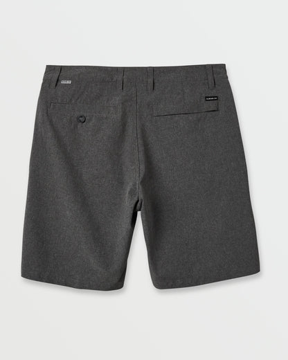 Union Heather 20" Amphibian Hybrid Shorts - Black - Quick Silver