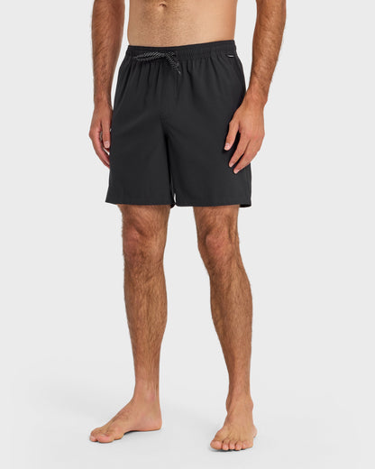 Quick Silver Taxer Amphibian 18" Hybrid Shorts - Black