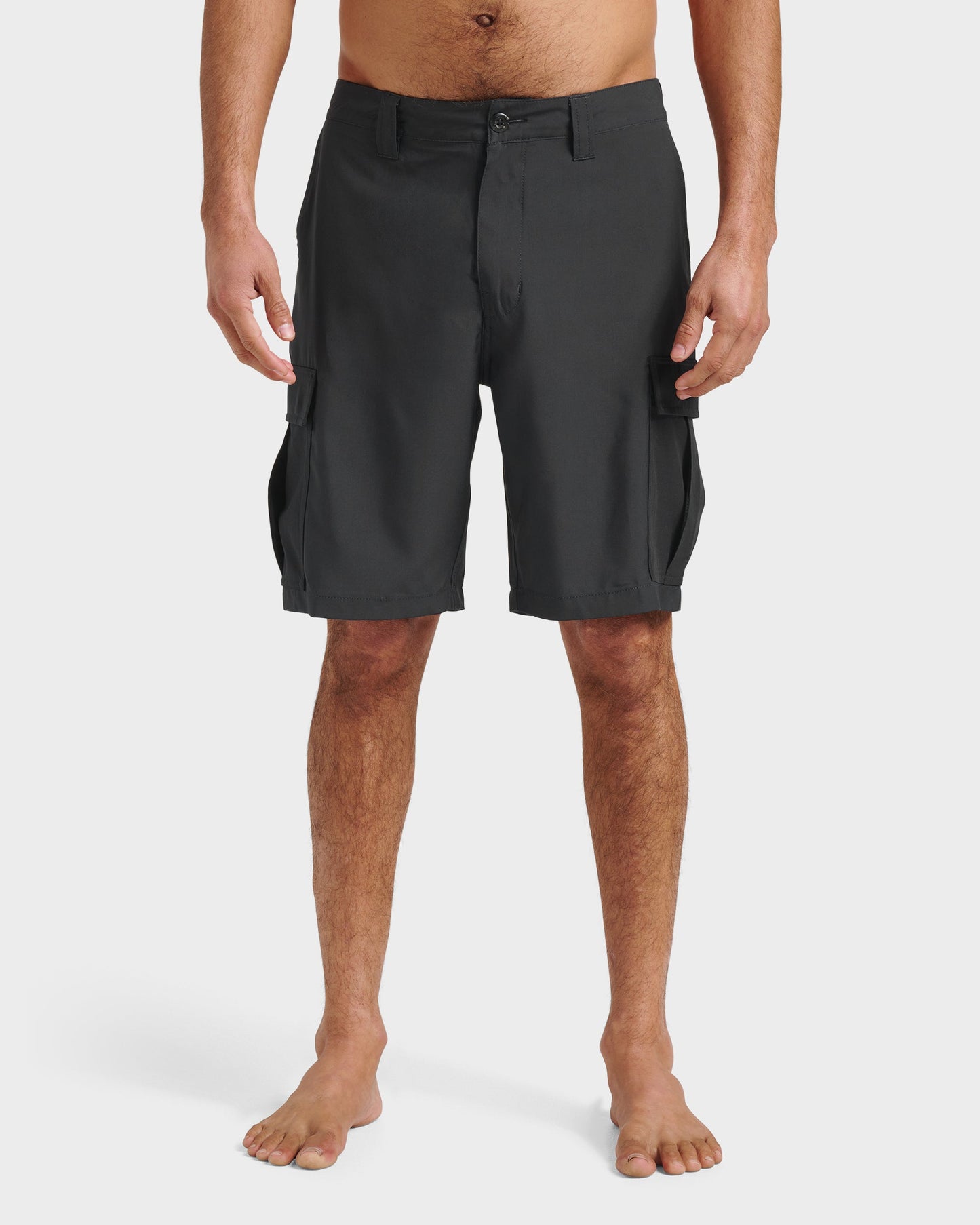 Union Amphibian Cargo 20" Hybrid Short - Black - Quick Silver