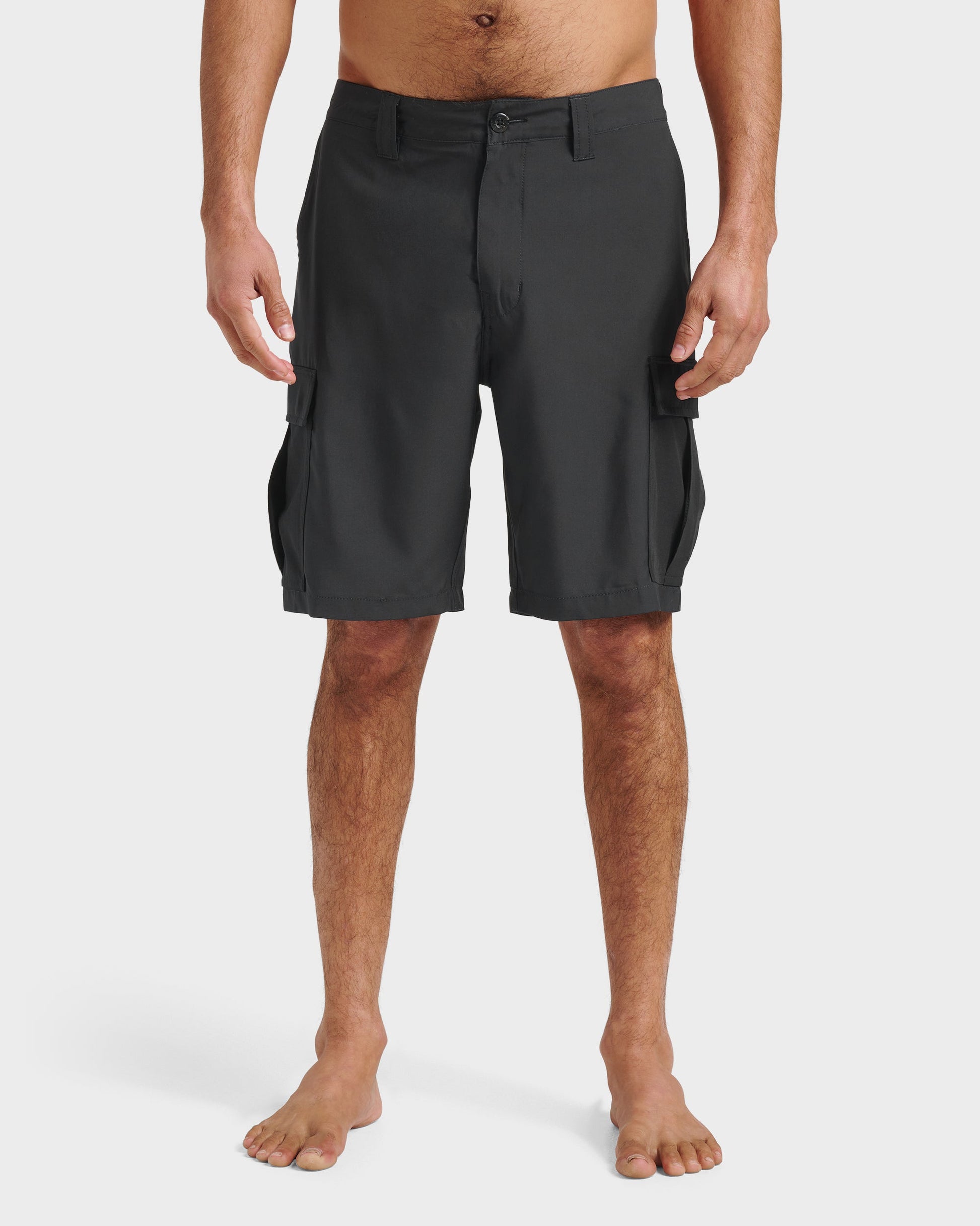 Union Amphibian Cargo 20" Hybrid Short - Black - Quick Silver