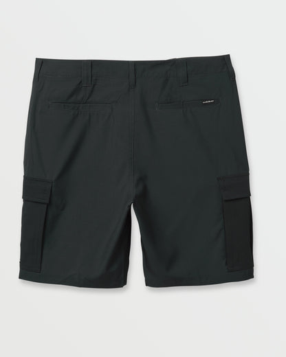 Union Amphibian Cargo 20" Hybrid Short - Black - Quick Silver