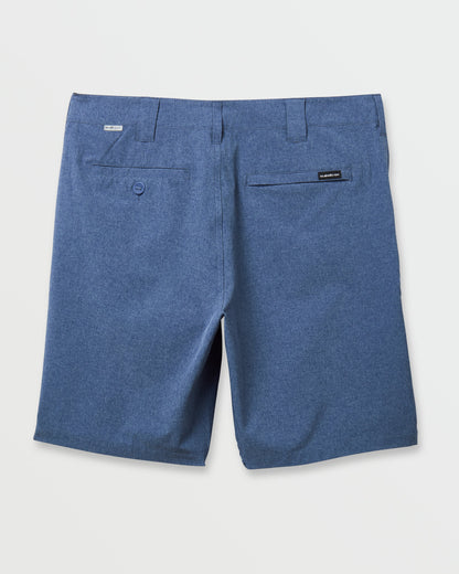 Union Heather 20" Amphibian Hybrid Shorts - Indigo Mist - Quick Silver