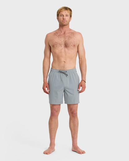 Quick Silver Taxer Amphibian 18" Hybrid Shorts - Smoked Gray