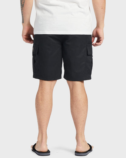 Waterman Maldive Atoll 20" Cargo Shorts - Black - Quick Silver