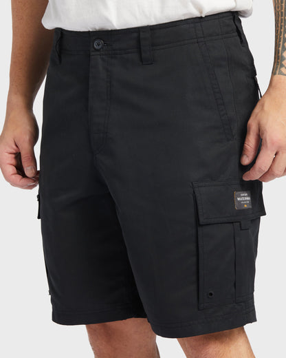 Waterman Maldive Atoll 20" Cargo Shorts - Black - Quick Silver