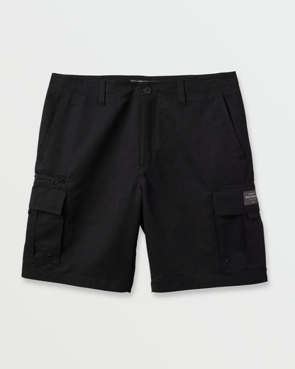 Waterman Maldive Atoll 20" Cargo Shorts - Black - Quick Silver