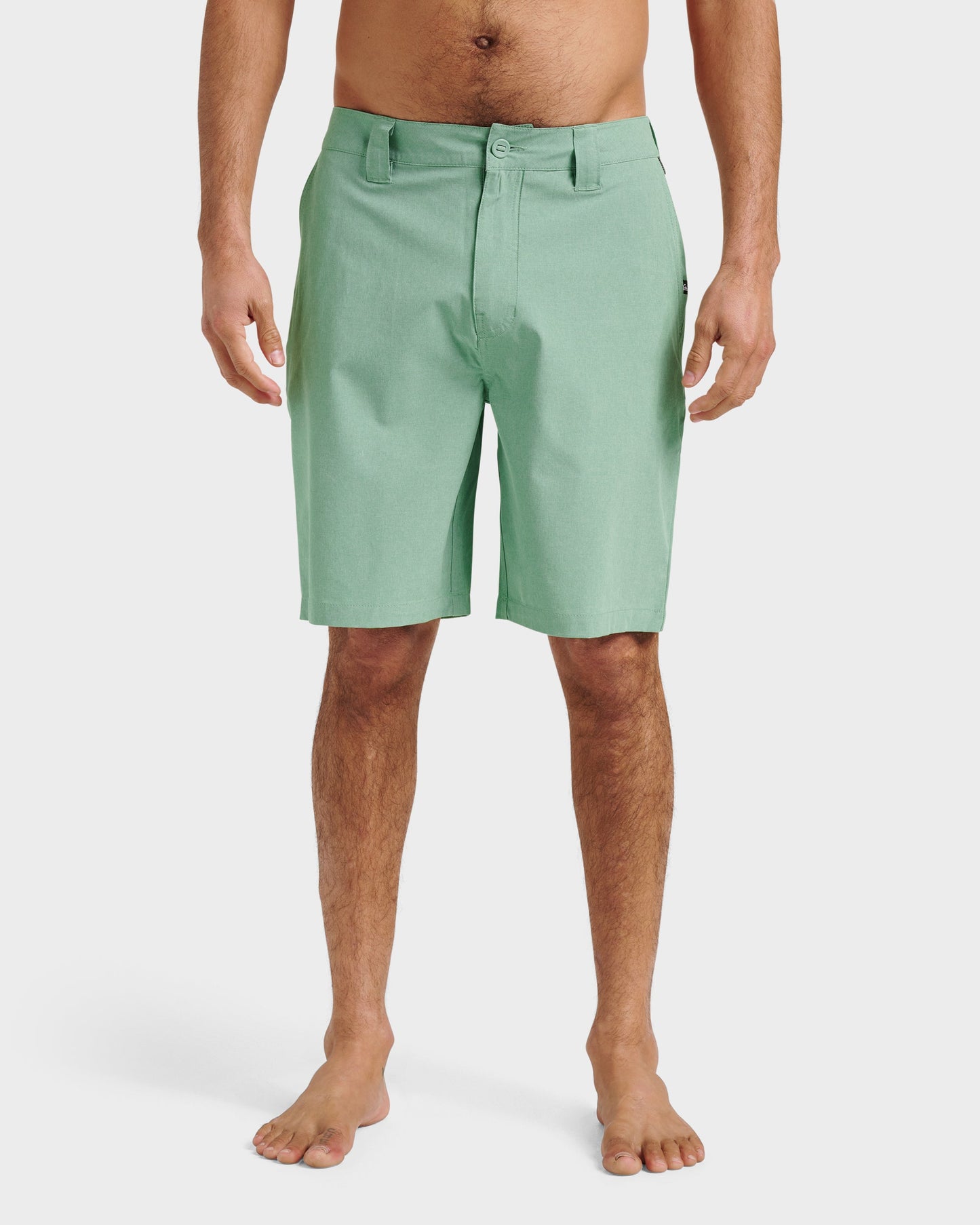 Union Heather 20" Amphibian Hybrid Shorts - Granite Green - Quick Silver