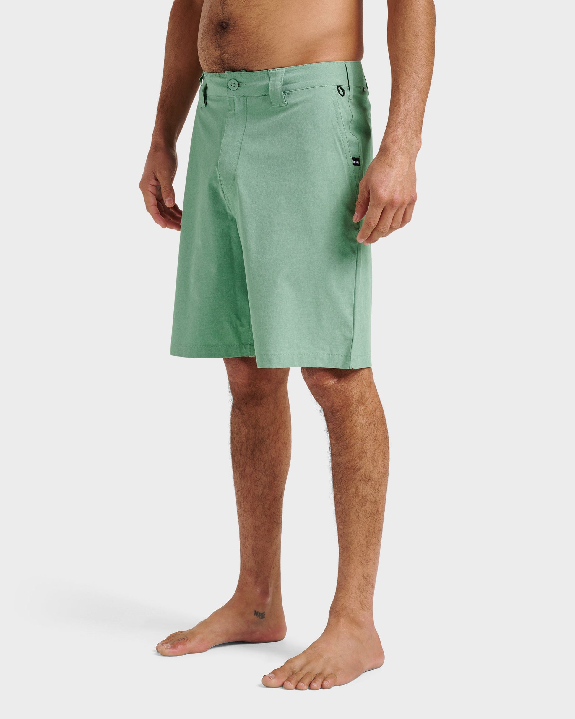 Union Heather 20" Amphibian Hybrid Shorts - Granite Green - Quick Silver